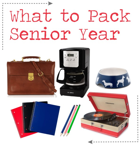 What to Pack Senior Year of #College