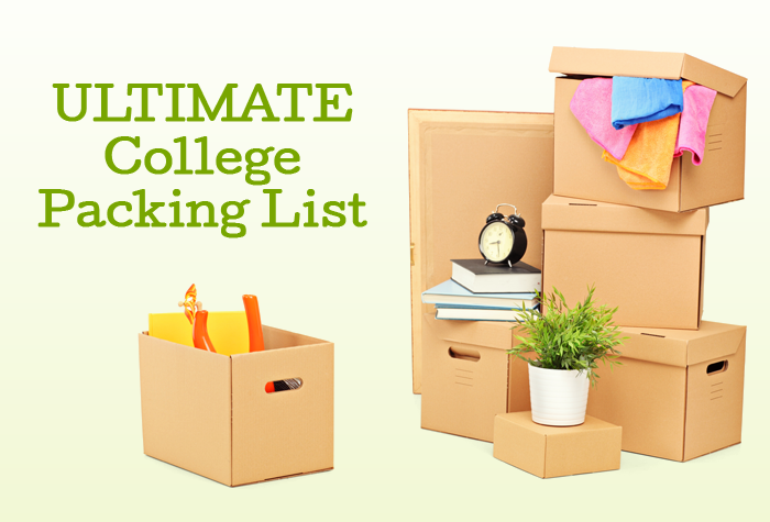 The ULTIMATE College Packing List - this is so helpful! Everything in one place!